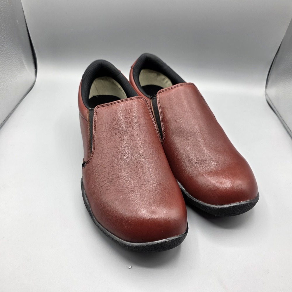 Kuru‎ Kivi Loafers Womens 11.5 Red Leather Comfort Slip On Sneakers Shoes